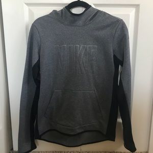 Gray Nike Sweatshirt with black trim
